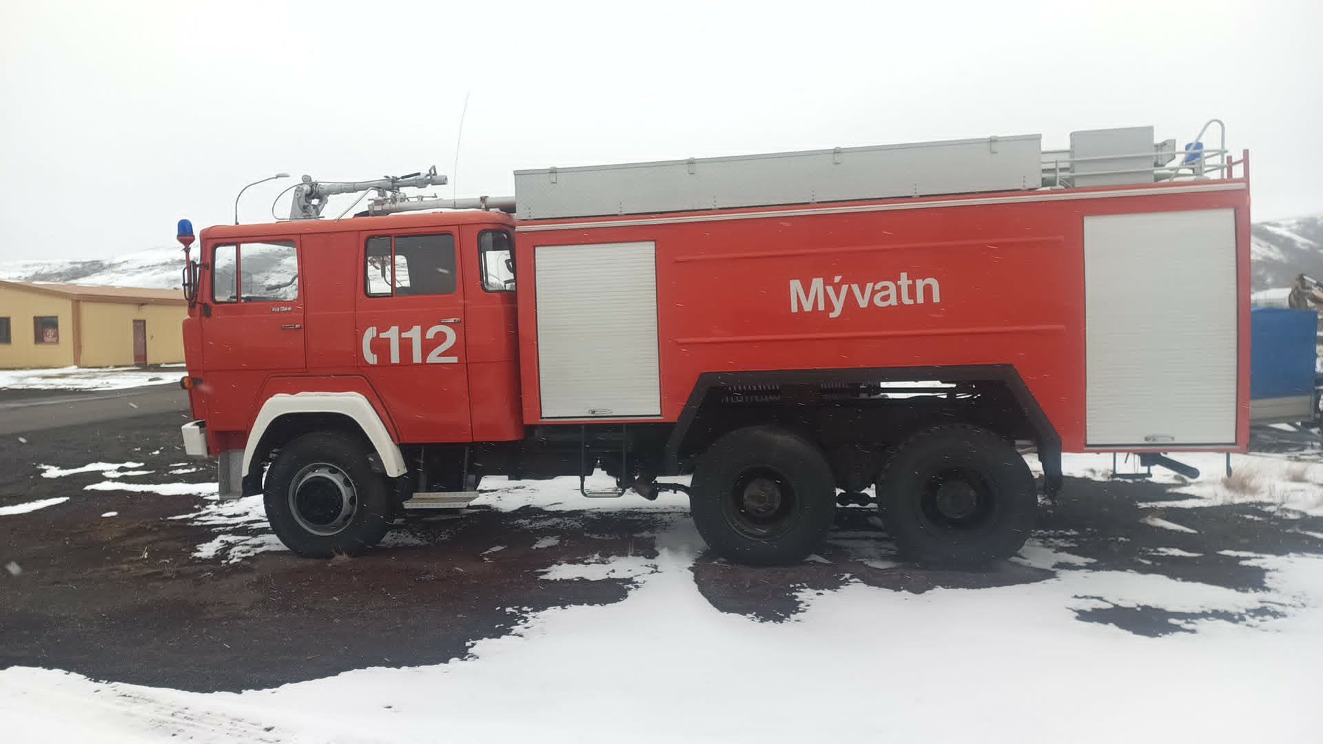 Slökkviliðsbíll til sölu: Tilboð óskast
