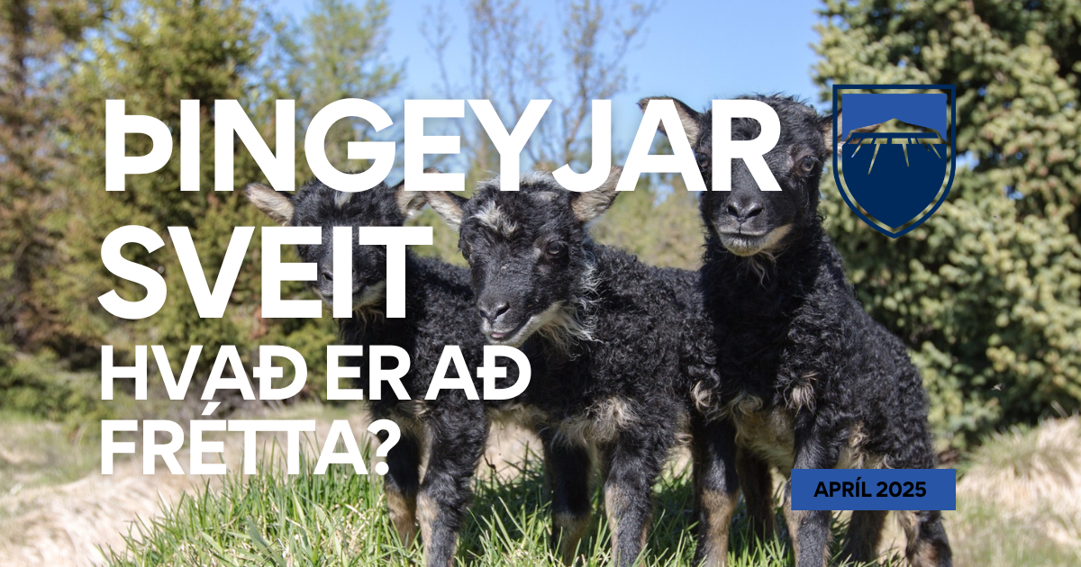 Fréttabréf apríl mánaðar
