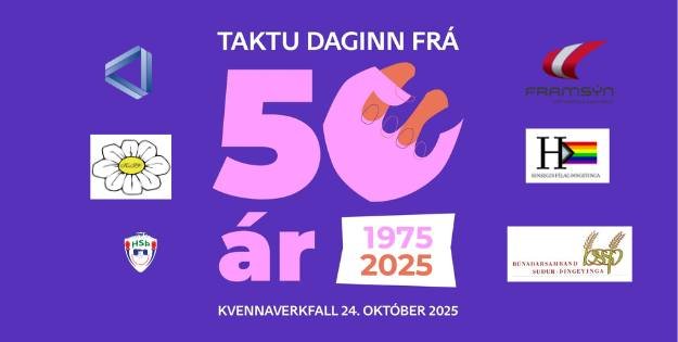 50 ár liðin frá því að konur lögðu fyrst niður störf