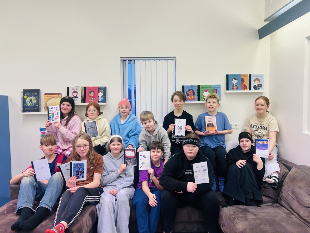 Nemendur 6. og 7. bekkjar Reykjahlíðarskóla