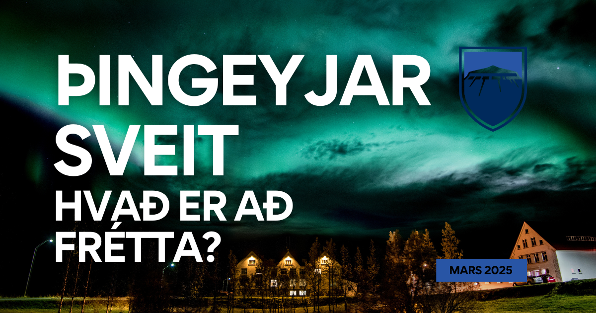 Fréttabréf mars mánaðar