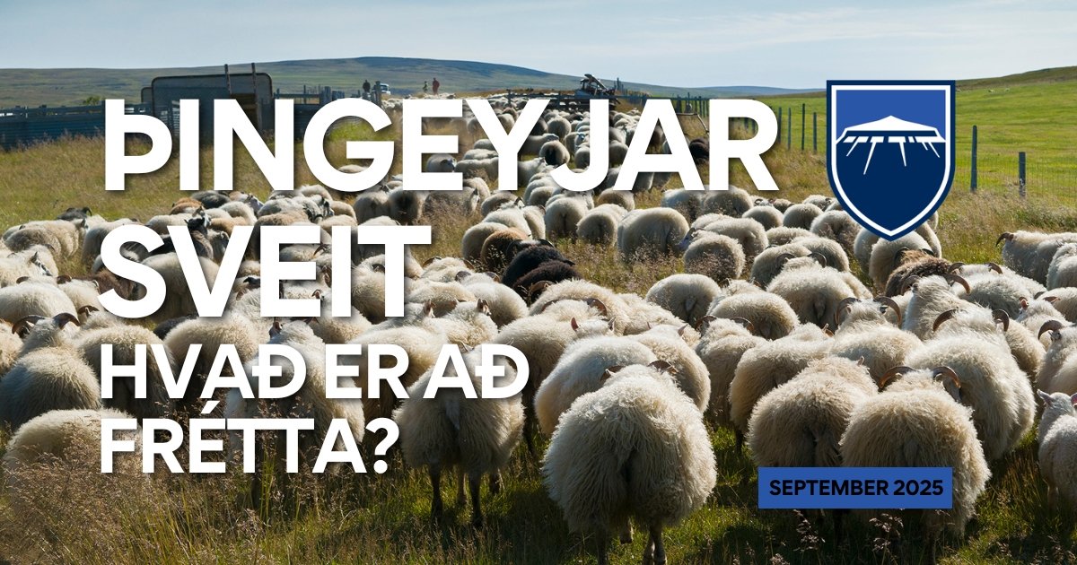 Fréttabréf septembermánaðar