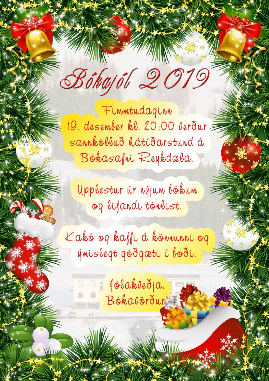 Bókasafn Reykdæla - Bókajól 2019