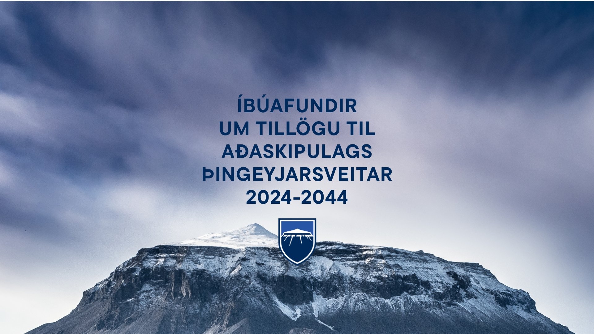 Kynningarfundir um tillögu til aðaskipulags sveitarfélagsins
